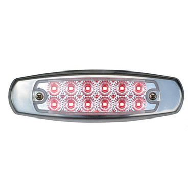 LED MRKR-CLEAR LENS/RED DIODE