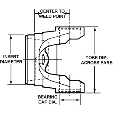 RCKWL QS,WELD YOKE