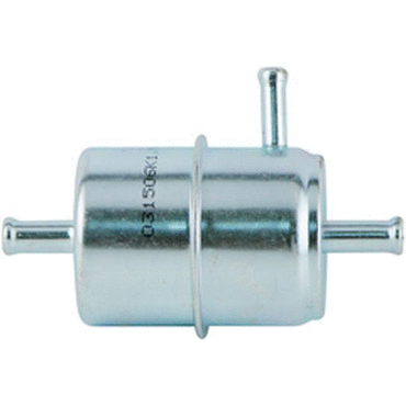 IN-LINE FUEL FILTER WITH CLAMPS AND HOSE