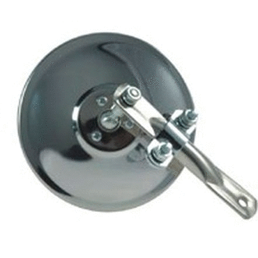 MIRROR, 5, STAINLESS STEEL, ROUND CLAMP-