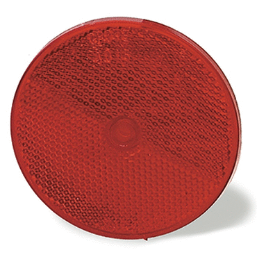 REFLECTOR  2.5 IN  ROUND  RED  SEALED  C