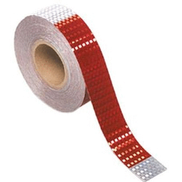 SILVER/RED CONSPICUITY TAPE