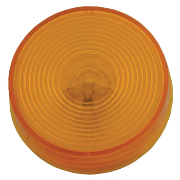 CLR/MKR LMP, 2.5 DIMETER, YELLOW,  SELED