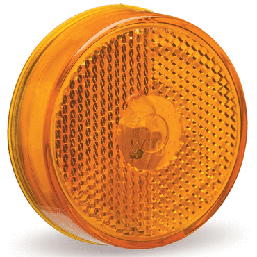 CLR/MKR LAMP, 2.5", YELLOW, SEALED, W/CL