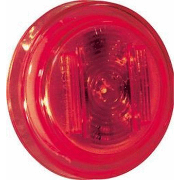 CLR/MKR LAMP, 2.5", RED, SUPERNOVA LED,