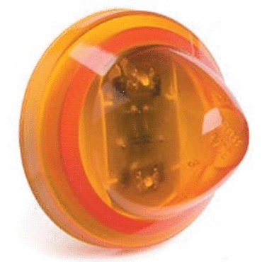 CLR/MKR LAMP, 2.5", YELLOW, SUPERNOVA LE