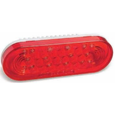 STT LAMP,RED,SUPERNOVA LED W/GRAY FLANGE