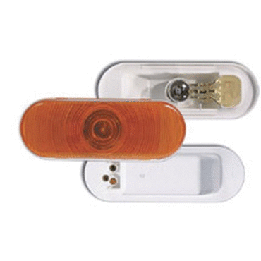 TURN LAMP, YELLOW, OVAL LAMP TORSION MOU