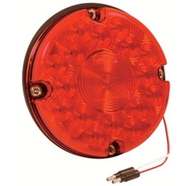 STT LAMP, 7", RED, LED BUS LAMP W/NON-RE