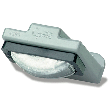LICENSE LAMP, GRAY, LIGHT AND BRACKET KI