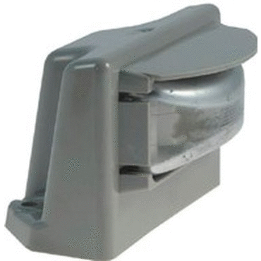 LICENSE LAMP, GRAY, LIGHT AND BRACKET KI