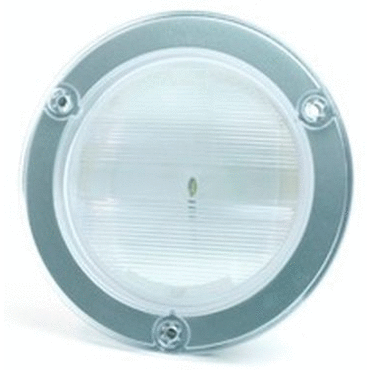 BACK-UP LAMP, 4", CLEAR, LED, WITH INTEG