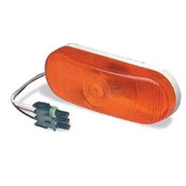 EMERGENCY LIGHTING, YELLOW, OVAL LAMP ST