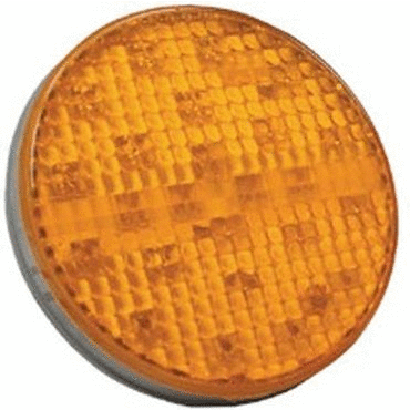 EMERGENCY LIGHTING, 4", YELLOW, LED STRO