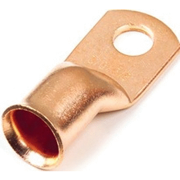 COPPER LUG, 4 GA, 3/8, PK 25