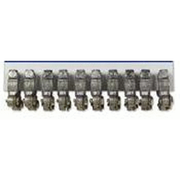 BATTERY BOX 8D DUAL SIDE-SIDE BLACK