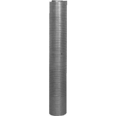 4" X 48" FLEXIBLE TUBING - GALVANIZED -