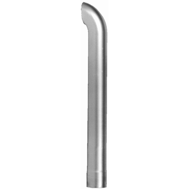4" X 24" ID - CURVED STACK - CHROME