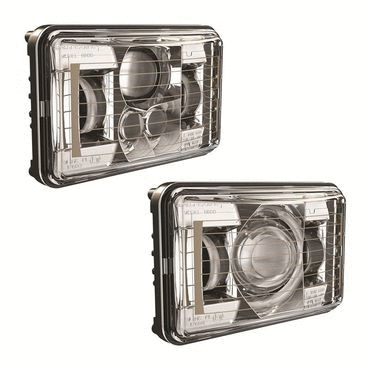 Headlight-Heated 8800 Ev2 4x6 Led Lb Chr
