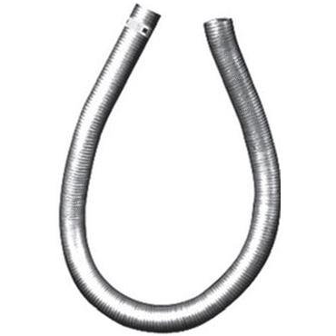 PIPE-EXHAUST FLEX 3-1/2"X10' GALV