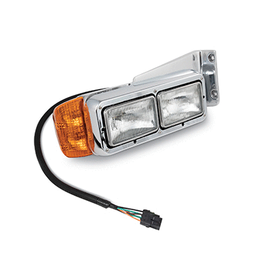 Headlight Assy-Pod Dual Rect Hlgn Lh Pol