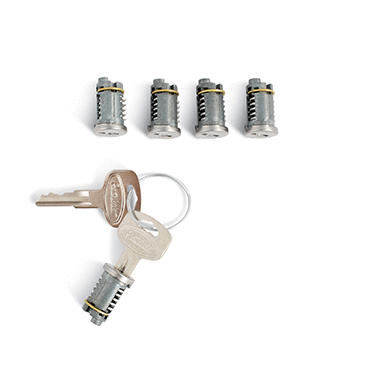 KIT-KEY(2) & LOCKS(5) RANDOM CODE