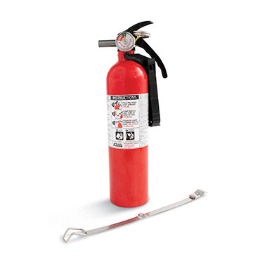 EXTINGUISHER-FIRE 2.75#,10BC,MTL STRAP