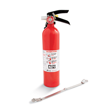 EXTINGUISHER-FIRE 10BC,2.50#,STL STRAP