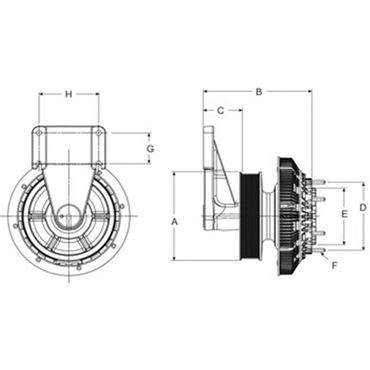CLUTCH-DRIVE FAN, ISX11.9