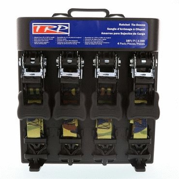 STRAP-RATCHET 1.25"X16' CAMO, 4 PACK