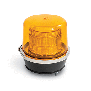 LIGHT-STROBE, AMBER 12/24V DF