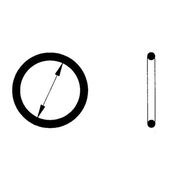 O RING-HNBR BLUE #8