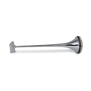 HORN ASSY-30"X7.25" CHROME W/SHEILD