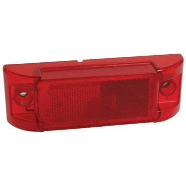 LAMP - MARKER, RECT 6 INCH RED