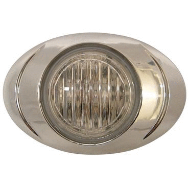 Lamp-Led Oval Clr/Mrkr Re 2 Diode