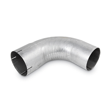 PIPE-EXHAUST 90DEG 5" STL ALMZ SLPJNT/OD