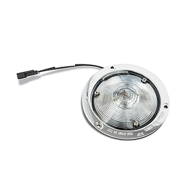 Lamp-Load Flush Mount Clear