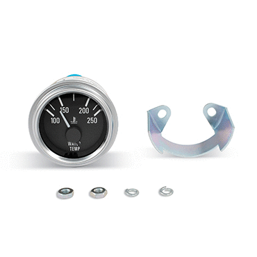 GAUGE-WATER TEMP CHROME BEZEL