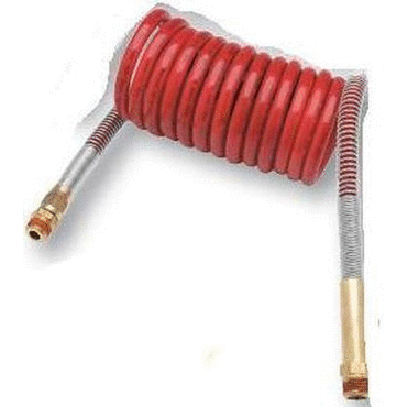 AIR BRAKE COIL - POWER GRIP, 15 FT., RED