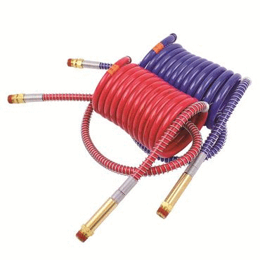 COIL-AIR BRAKE 15 FT W/40"RED & BLUE