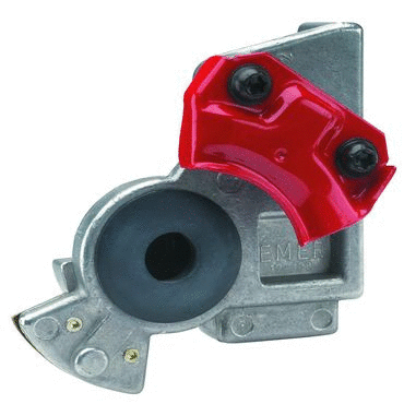 GLADHAND - RED/EMERGENCY, ANGLE MOUNT