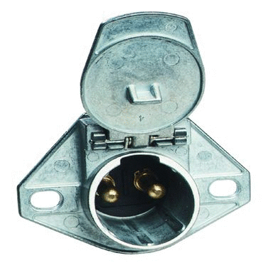 SOCKET - DUAL POLE, ZINC DIE-CAST