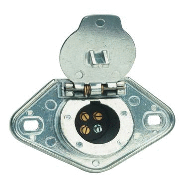 SOCKET - 4 PIN, ZINC DIE-CAST
