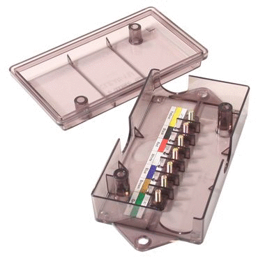 JUNCTION BOX - 7 POLE, FOR RING TERMINAL