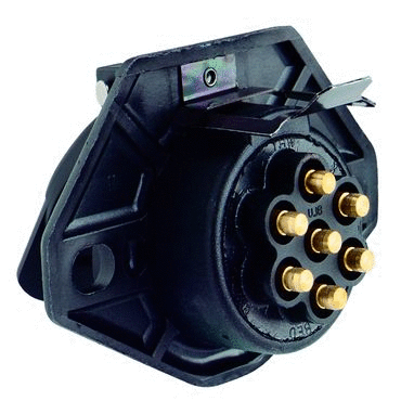 SOCKET - 7 PIN, BULLET TERMINAL, SPLIT P