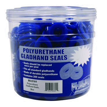 Display-Gladhds Seals Blue Poly 200 Cnt