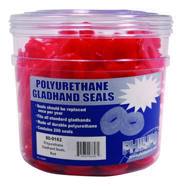 Display-Gladhds Seals Red Poly 200 Cnt