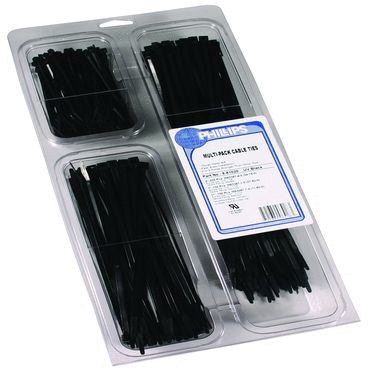 Cable Tie-Multi-Pack-Black-Pol
