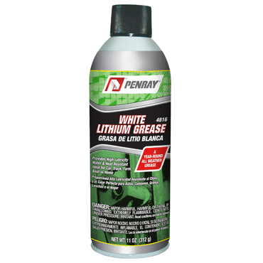 11oz Penray White Lithium Grease Lt 12pk