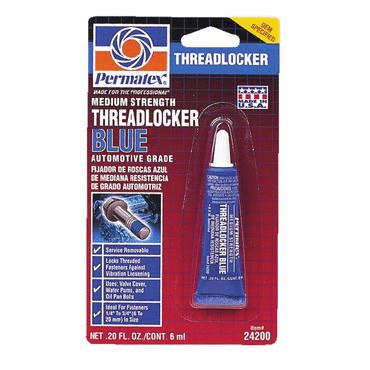 THREADLOCKER-MED STR BLUE 6ML 12/CS